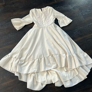 Joyfolie High Low Cream Dress